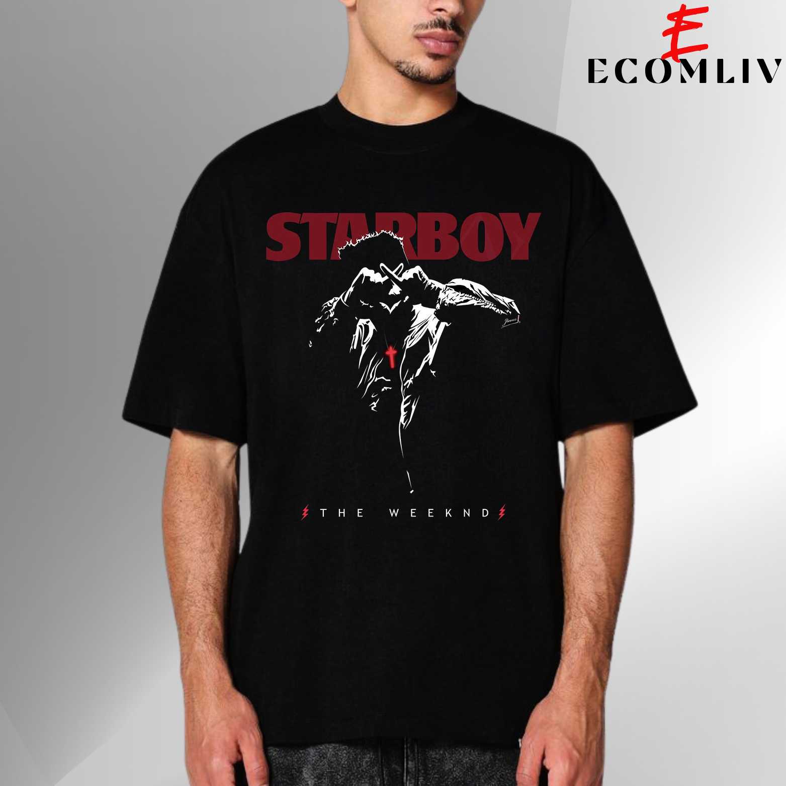 The Weeknd Starboy T Shirt, Xo Album Tee, Unisex Shirt